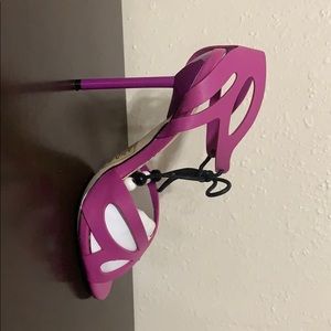 Hayden purple stilletos